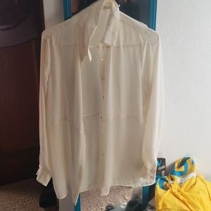 White Business Casual Long Sleeve